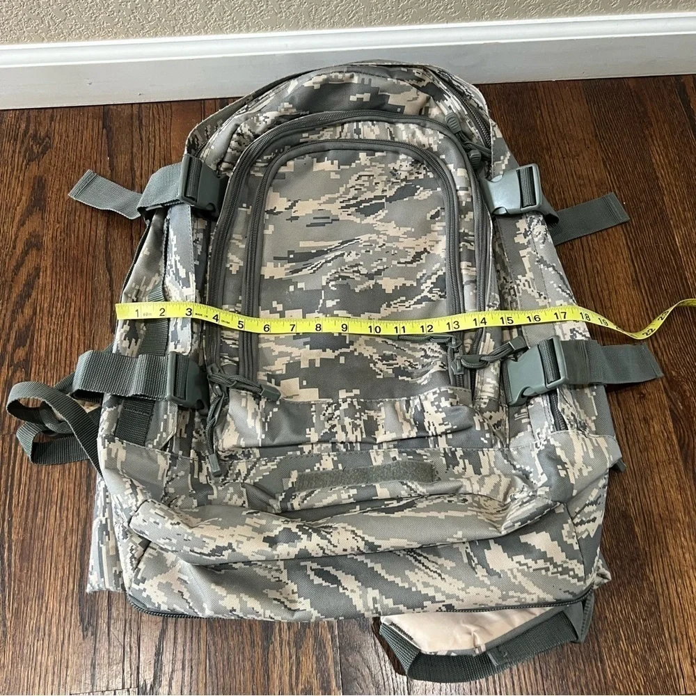Code Alpha 3 Day Tactical Expandable Camouflage Military Type Backpack, Preowned